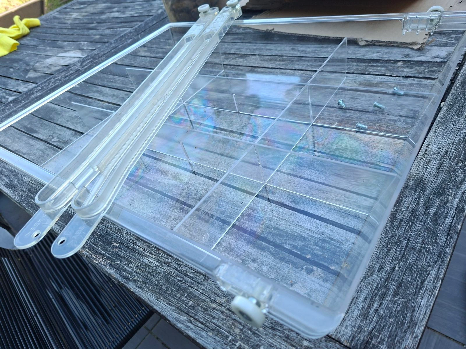 Lot tiroirs transparent ikea 50 cm large complet